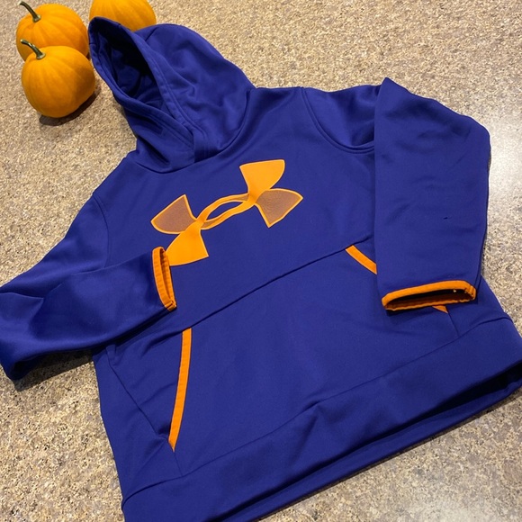 Under Armour Youth Small Coldgear Hoodie Sweatshirt - Picture 1 of 15